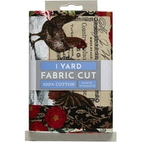 1 Yard Piece - Country Farm Chickens Roosters Farmhouse 36" x 44" Precut Cotton Fabric Piece (DX-0156-PC-1)