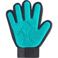 thumbnail image 1 of Guantes para quitar el pelo de mascotas DELOMO, 255 puntas, guante para quitar el pelo suelto de perros y gatos, cepillo suave para quitar el pelo suelto, verde, 1 unidad, 1 of 5