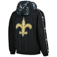 thumbnail image 3 of Men's Starter Black New Orleans Saints Thursday Night Gridiron Full-Zip Hoodie, 3 of 3