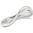 thumbnail image 3 of HQRP 6ft AC Power Cord Compatible with Motorola Quantar Radio T5365A Mains Cable, White, 3 of 7