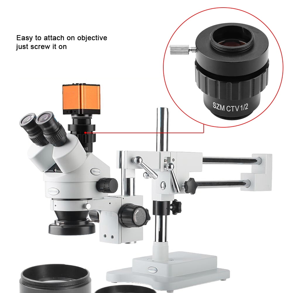 Stereo Microscope Auxiliary for School SZM Video Objective Lens Stereo Microscope Auxiliary for School SZM Video Objective Lens