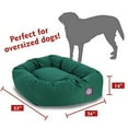thumbnail image 2 of Majestic Pet Poly/Cotton Bagel Pet Bed for Dogs, Calming Dog Bed Washable, Extra Large, Green, 2 of 6