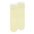 thumbnail image 4 of FSYBOA Girls Socks, Casual Soft Stretchable Cute Kids Crew Socks Beige Size 6-14T, 4 of 6