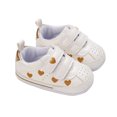 thumbnail image 3 of Baby Summer New Toddler Shoes Wear Non-slip Breathable Sports Soft Soled Cloth Shoes Gold qILAKOG Size 4, 3 of 8