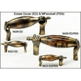 thumbnail image 3 of Schaub And Company 942S Tuscan 3" Center To Center Designer Wine Bottle Bar Solid Brass, 3 of 7