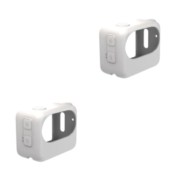 Seitruly Funda de carga para cámara - Protector de silicona duradero para cámara y necesidades de carga Silicona blanca blanco 2Conjunto