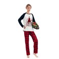 thumbnail image 4 of LuLiaMenton Christmas Pajamas, Xmas Print, Red Plaid Matching Sleepwear, Plus Sizes, 5-6Y-Kid, 4 of 6