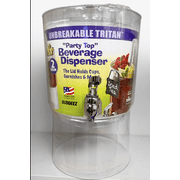 (2 pack) Buddeez 2.0 Gallon Party Top Beverage Dispenser, Clear