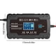 thumbnail image 4 of Cargador de batería de coche digital 12V 24V 8A Mantenedor de batería digital Reparación de pulso de 3 etapas para GEL de plomo-ácido AGM, 4 of 4