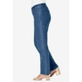thumbnail image 3 of Roaman's Women's Plus Size Tall Iconic Straight Leg Jean, 3 of 6