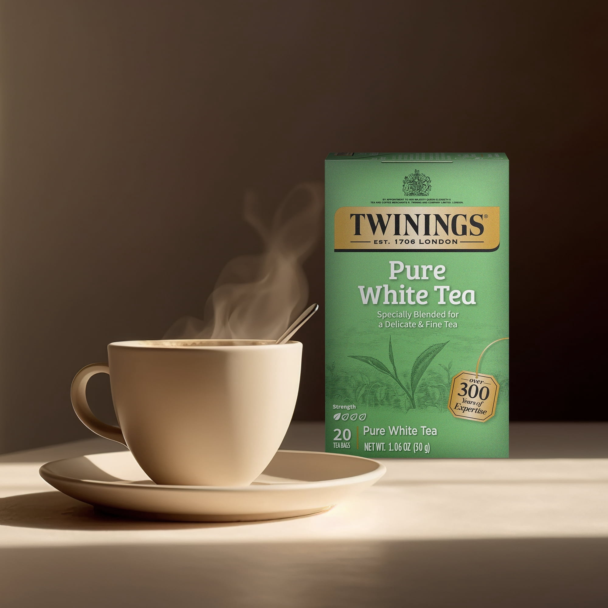 Twinings 100% Pure White Tea 20 Tea Bags Pack of 4