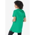 thumbnail image 2 of Woman Within Plus Size Short-Sleeve Hoodie, 2 of 3