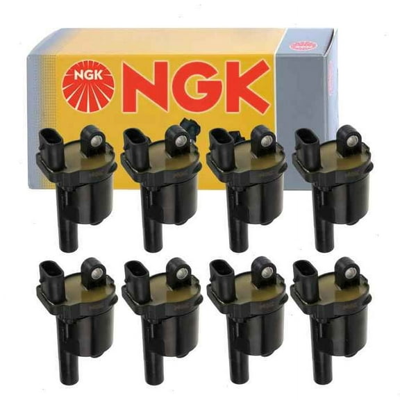 8 pc NGK Ignition Coils compatible with GMC Yukon 5.3L 6.2L V8 2015-2019