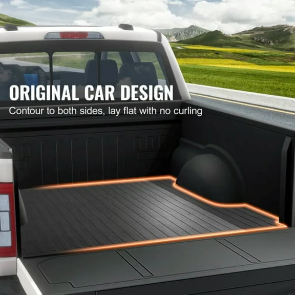Truck Bed Mat, Fits for 2015-2020 Ford F150 5.5 FT Short Bed, 66.5" x 64" Rubber Truck Bed Liner, 1/4" Thick Bed Mat Car Accessories for All-Weather Protection, Prevent Slipping or Damage