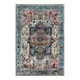 thumbnail image 3 of Unique Loom Medina Collection Area Rug - Magnet (5' 3" x 7' 9" Rectangle Powder Blue/Black), 3 of 7