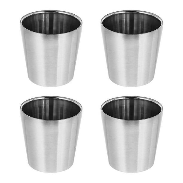 4 Pcs Tazas De Cafe Expreso Mini Shot Cups Outdoor Water Mug Mini Water Mug Espresso Shot Cups Water Cup Camping
