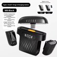thumbnail image 2 of Wireless Lavalier Microphone - 32kHz Studio Sound, 3-Level HD Noise Cancellation, Plug & Play for /Android, 15H Battery, Magnetic Clip, Voice Changer (2RX1TX with Charging Case), 2 of 8