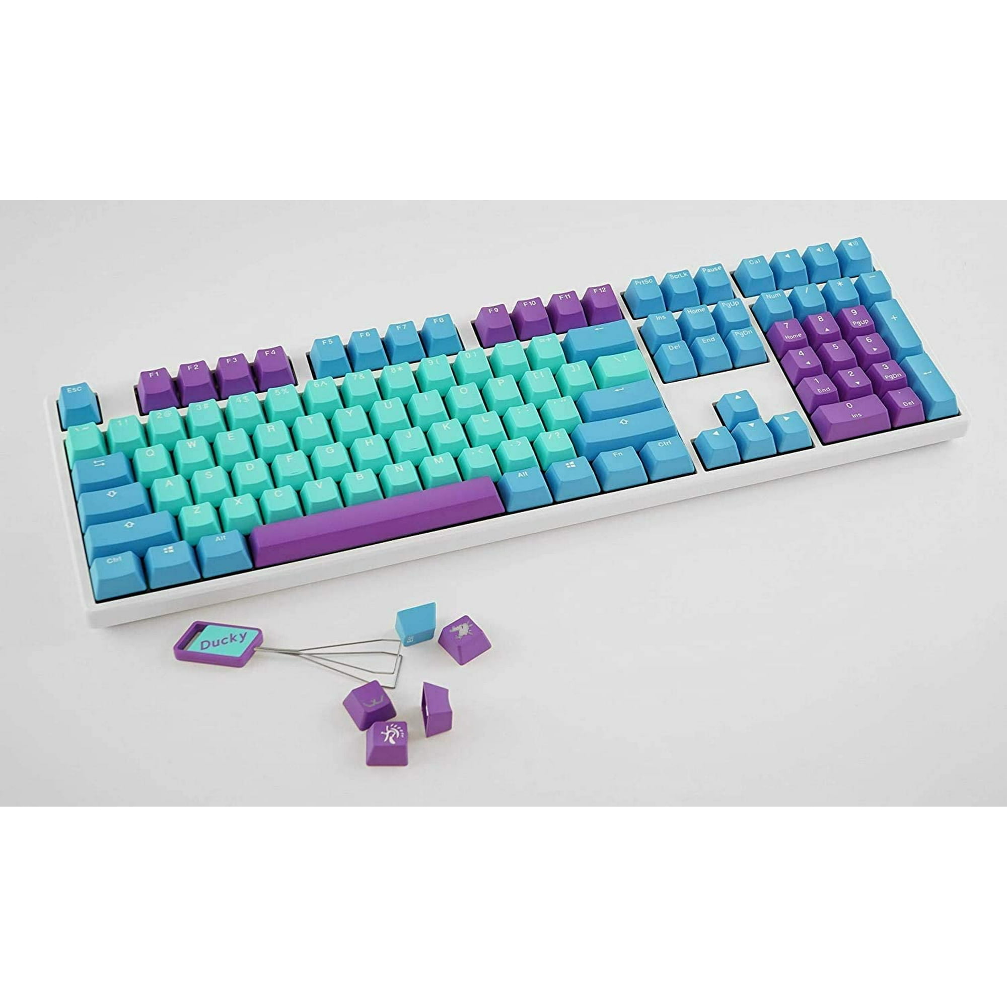 Tfue Mk X Ducky Frozen Llama Keycap Set 108 11 Pbt Seamless Doubleshot Keycap Set Walmart Com Walmart Com