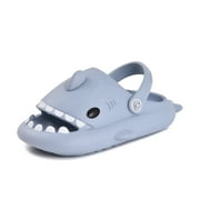 JACKSHIBO Kids Cloud Shark Slides Non-Slip Summer Beach Clogs Sandals Garden Mules Pool Cute Cartoon Shower Slippers