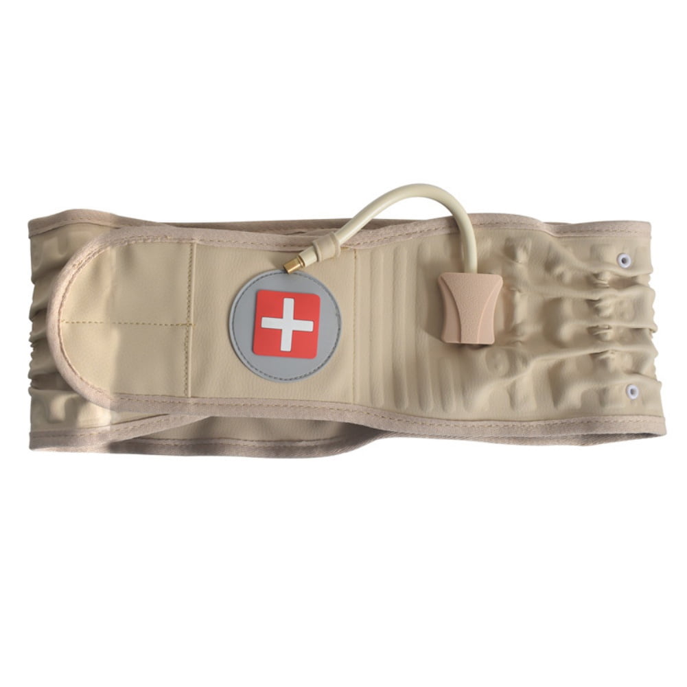 Back Decompression Belt Lumbar Support for Back Pain Relief- Lower Back Traction Device for Women & Men One Size Support Fit