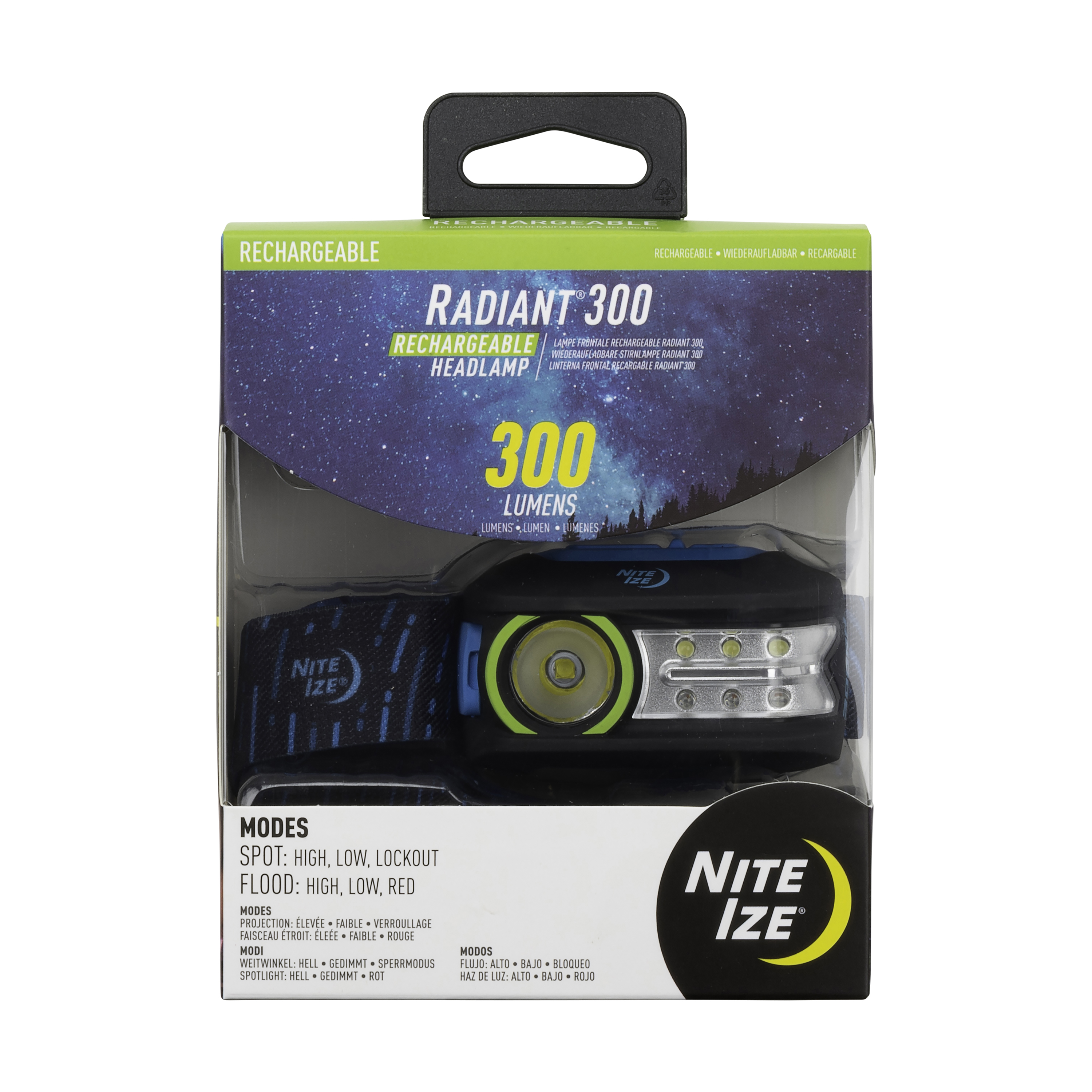 Nite Ize Radiant® 300 Rechargeable Headlamp - Blue - image 2 of 8