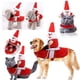 thumbnail image 2 of Disfraces navideños de Papá Noel para mascotas JanHm Ropa para perros y gatos Rojo+blanco M L XL XXL, 2 of 5
