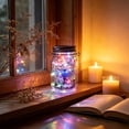 thumbnail image 4 of YuanGuangQ Outdoor Waterproof Solar Powered Glass Bottle Lamp, Hanging Mason Jar Light for Garden Terrace and Landscaping, Whimsical Patio Decor for Yard Deck and Pathway, 4 of 6