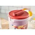thumbnail image 2 of Rubbermaid Simply Pour Pitcher, Plastic Pitcher with Multifunction Premium Lid, One Gallon, 2-Pack, 2 of 5