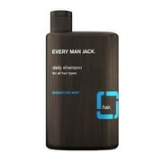 Every Man Jack Daily Shampoo Signature Mint for All Hair Types, 13.5 Oz, 2 Pack