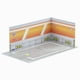 thumbnail image 2 of Diorama de modelo de coche, escenario de estacionamiento, 1/24, regalo, simulación, escena, bricolaje, exhibición para coche E, 2 of 6