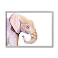 thumbnail image 5 of Stupell Industries Happy Elephant Smile Purple Red Safari Animal,24 x 30,Designed by Alicia Ludwig, 5 of 5