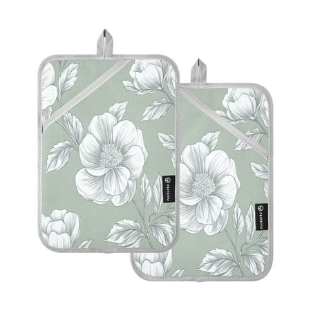 

Square Pot Holder Set of 2 - Silver-Coated Quilted Heat Resistant Pads 266℃ Heat Resistant with Hanging Loop for Oven and Microwave，A Cool Spider-mans