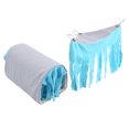 thumbnail image 4 of Small Animal Hideout Tube, Tassel Curtains Windproof Removable Pet Tunnel   With Hammock For Guinea Pig For Hamster, 4 of 8