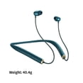 thumbnail image 2 of Bluetooth 5.0 Auriculares para colgar en el cuello Auriculares deportivos inalámbricos portátiles en la oreja Auriculares estéreo con cancelación de ruido Inevent EL5448-02B, 2 of 7