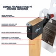 thumbnail image 4 of Ez Aim Steel Gong Hanger Target With Recoil Spring, For 2" X 4" Mount, 2.3 Lbs, Black, 4 of 29
