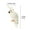 White, variant on XMMSWDLA Christmas Decorations Indoor Simulated Parrot Fish Tank Pendant Fish Tank Decoration Fish Tank Edge Wall Hanging Cute Bird Ornament Patio Decorations