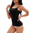 thumbnail image 5 of REFINED ATTIRE Women's Adjustable Straps Cami Tummy Control Slimming Tops No Trace Shaping Camisoles L Black, 5 of 6