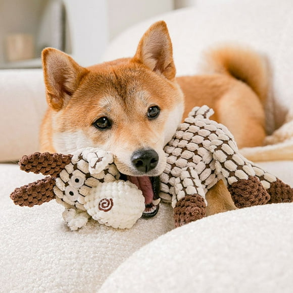 CBFFDC High Resilience Dog Toy Squeaky Donkey Toy Built in Sound Bite Resistant Cleaning Interactive Dog Toy Pet Supplies