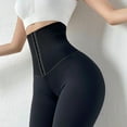 thumbnail image 4 of Pantalon de Sport Taille Haute Sculptant Extensible pour Femmes Yoga Hanches Pêche, 4 of 9