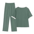 thumbnail image 2 of Conjunto Corto para las Mujeres Casual Deportivo Traje de Deporte Sudadera Y Pantalones de Dos Piezas, 2 of 3