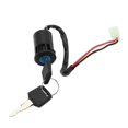 thumbnail image 1 of 1 Set ATV Ignition Key Switch Universal 2 Wires Ignition Keys Start Switch Lock Key for ATV Go Kart, 1 of 5