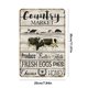 thumbnail image 5 of Chapa Granja Campo Metal Vintage Pintura Hierro Rectangular 20x30cm, 5 of 9