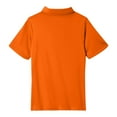 thumbnail image 4 of HAJWOH Girls Polo Uniform Shirts Size 12-13 Short Sleeve Tops Casual Button Down Uniform Shirts 2025 Spring New Collared Golf Polo Shirt Workout Clothing Orange 12-13 Years, 4 of 5