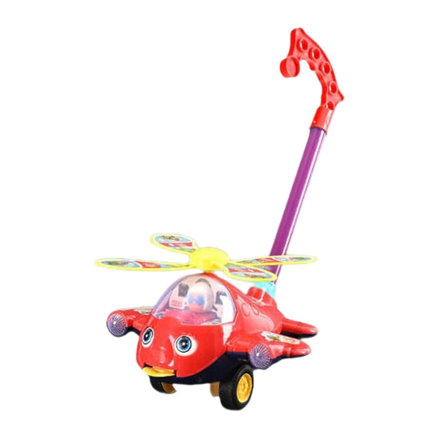 Juguete para caminar con equilibrio y diseño de carrito que fomenta la motricidad fina en niños pequeños. Rojo