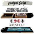 thumbnail image 4 of Juego de cribbage de viaje Dragonfly Escape plegable con bolsa, 4 of 7