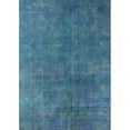 thumbnail image 1 of Ahgly Company Indoor Rectangle Mid-Century Modern Blue Ivy Blue Area Rugs, 4' x 6', 1 of 1