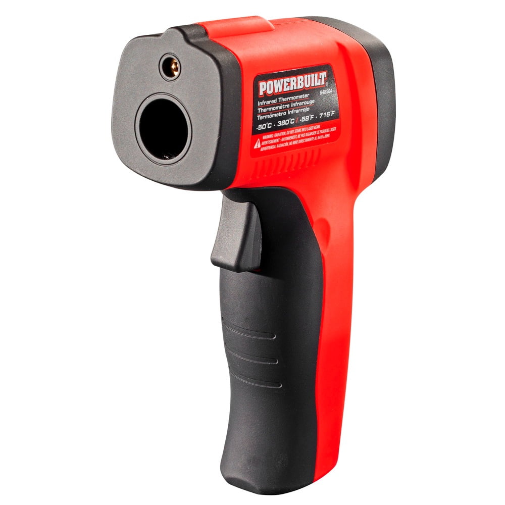Powerbuilt Temperature Gun Infrared NonContact Laser Thermometer
