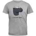 thumbnail image 1 of Honey Badger I Do Not Care Heather Grey Adult T-Shirt, 1 of 1