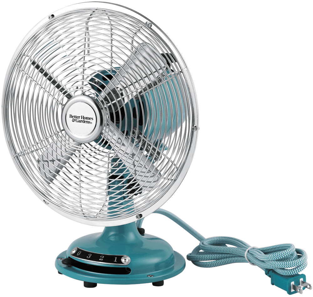 better homes and gardens retro tabletop fan