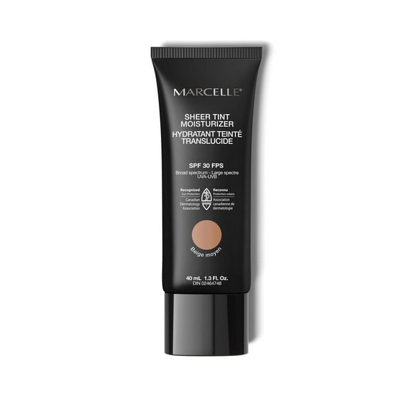 Marcelle Hydratant teinté translucide FPS 30, 40 ml